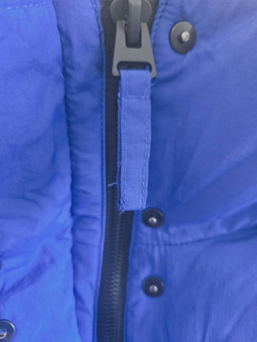 Womans Cobalt Blue Quilted Puffer Jacket - Bright Blue Small - Picture 6 of 9
